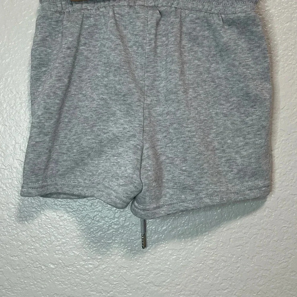 EUC Grey Casual Elastic Waist Drawstring Mini Jogger Shorts Size XS - Picture 4 of 4
